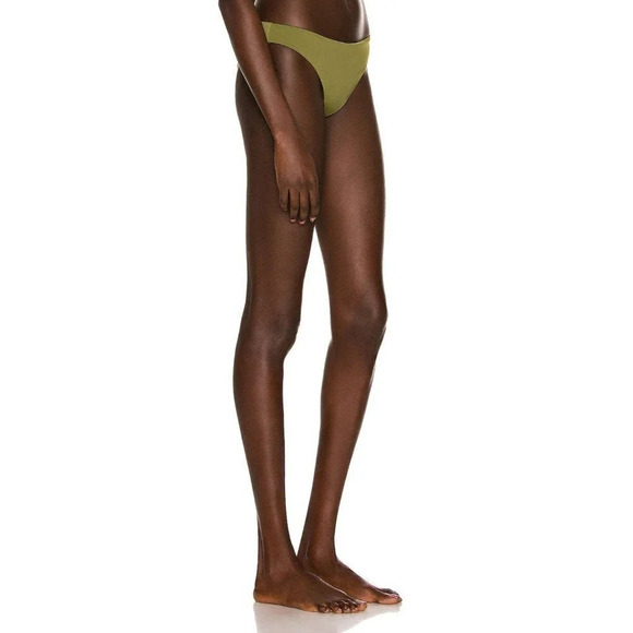 SELF-PORTRAIT Brief Bikini Bottoms in Green 0 New Womens Swimsuit - Picture 5 of 12